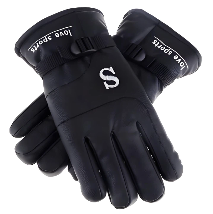 Five Finger Fleece-lined Cycling Gloves